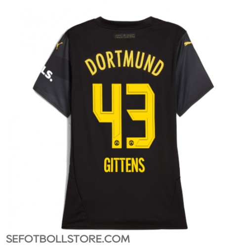 Borussia Dortmund Jamie Bynoe-Gittens #43 Replika Bortatröja Dam 2024-25 Kortärmad